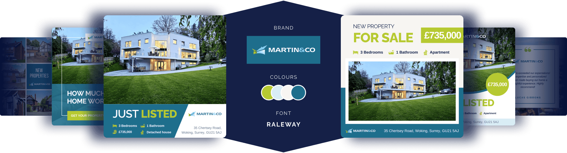 Martin & Co branded templates